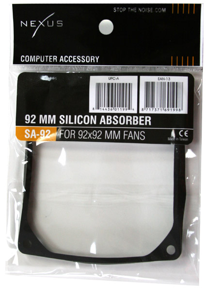 92mm Silicone Fan Noise Absorber - SA-92